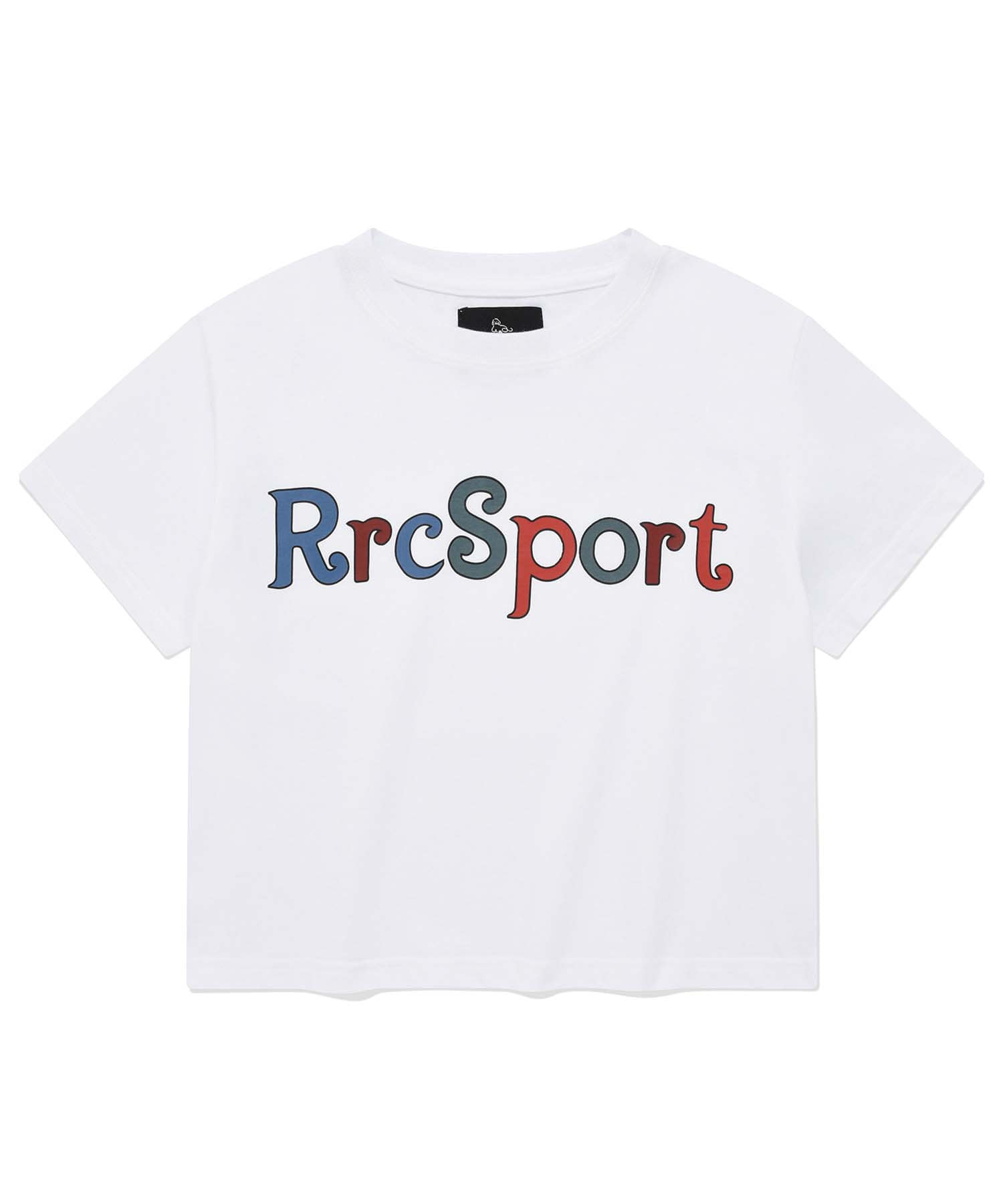 COLORFUL RS CROP TEE [WHITE]