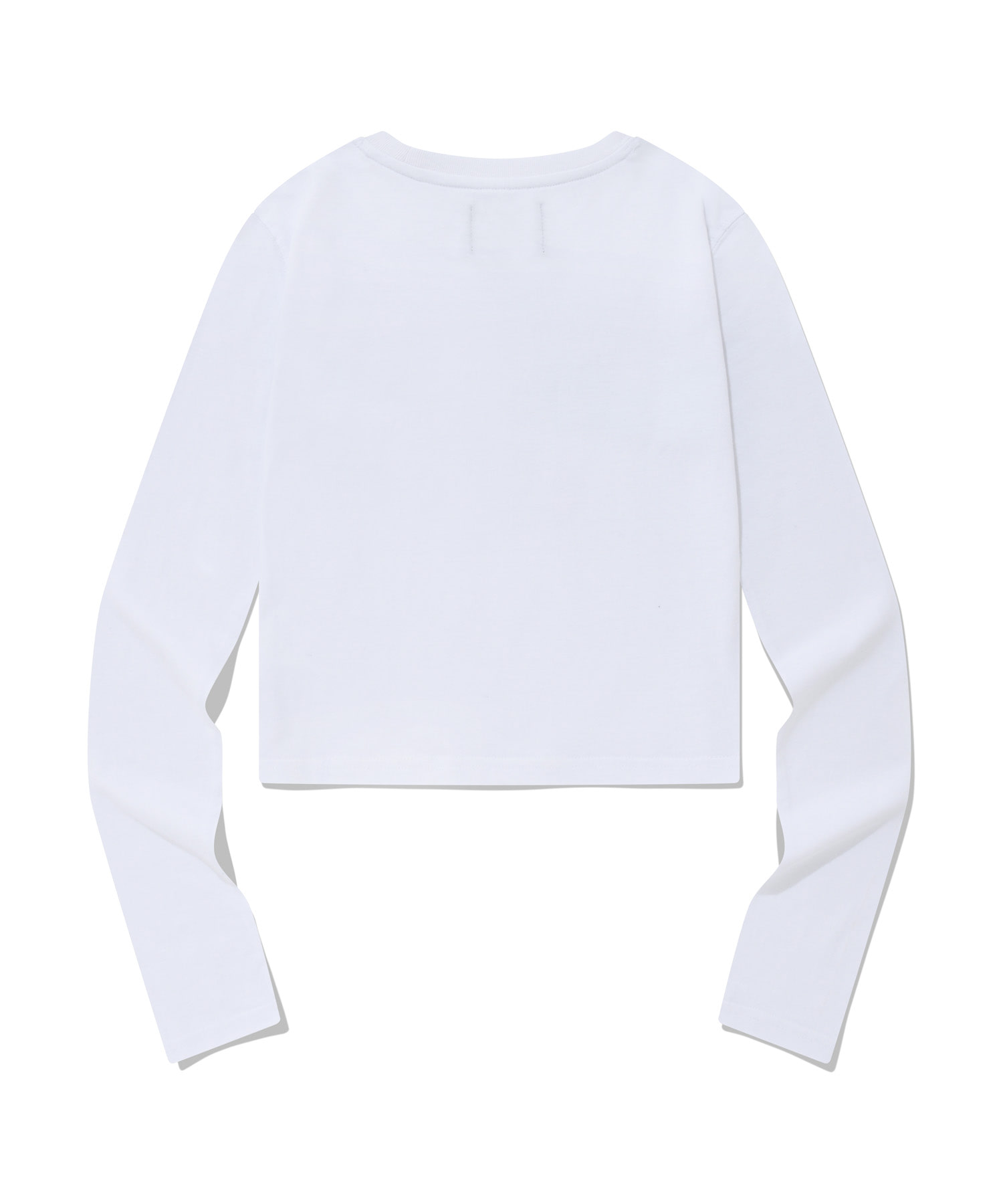 COLLAGE CROP LONG SLEEVE [WHITE]