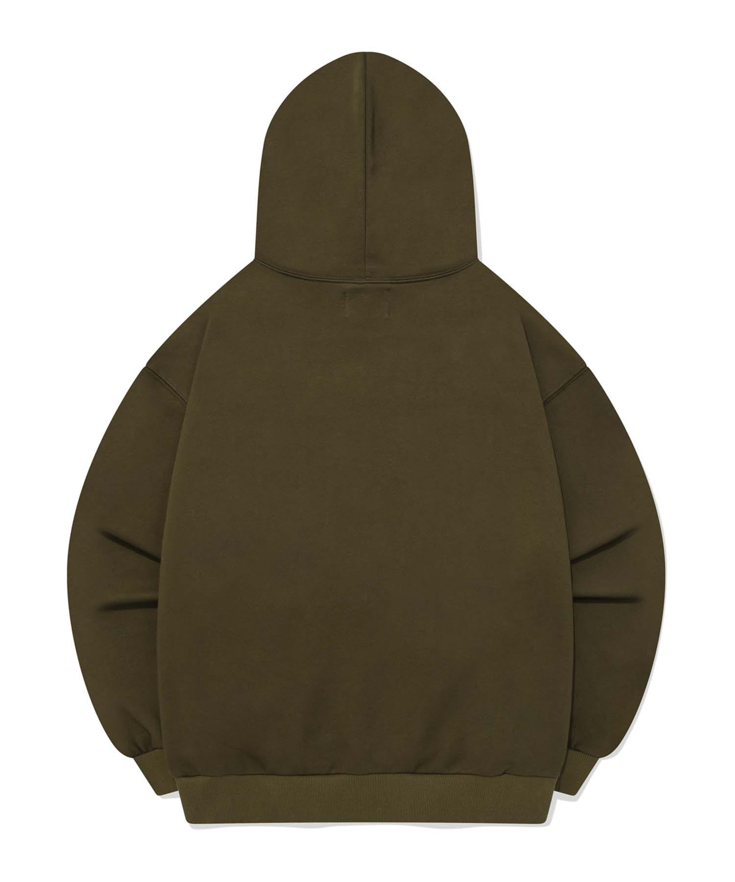 SPORTY GROWLING HOODIE [OLIVE]